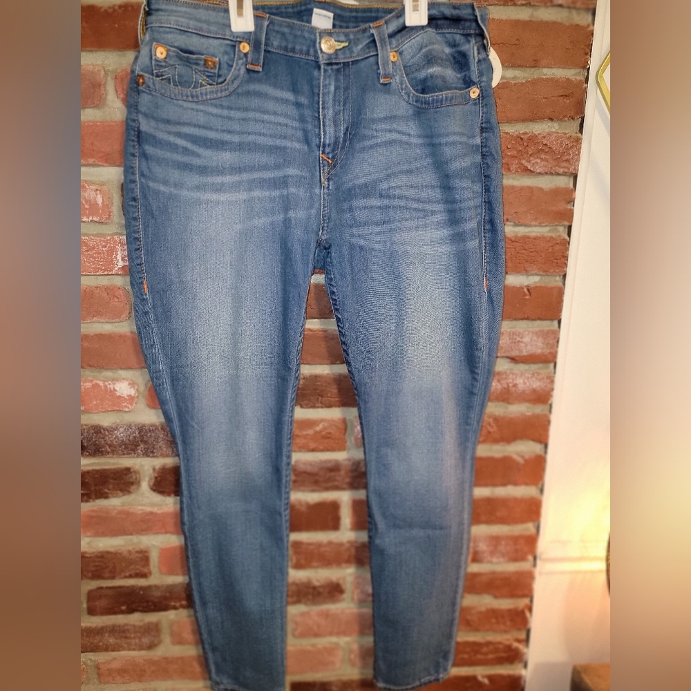 True Religion Plus Curvy Midrise Denim Women's Size 34